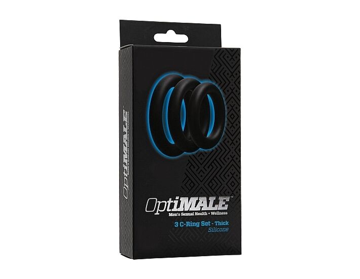 Kit Triple Anneau Noir