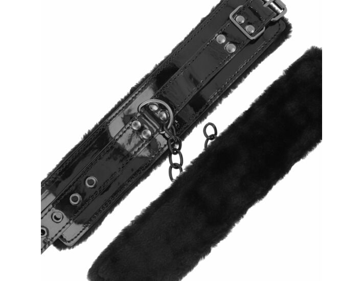 Menottes Nocturnes - Cuir Réglable Noir