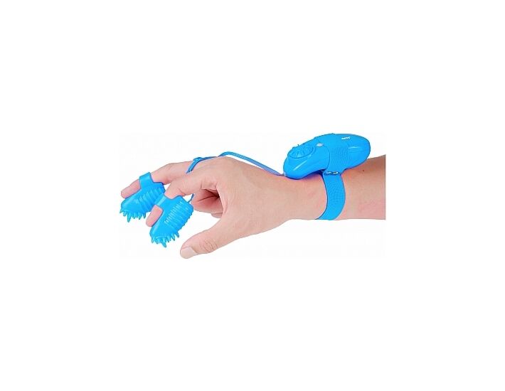 Magic touch finger fun - estimulador dedal azul