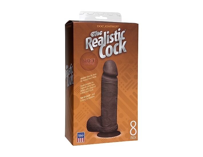 Le pénis réalistes réalistico UR3 21cm noir