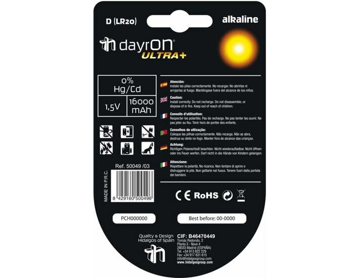 Pack Double Dayron LR20 1,5V