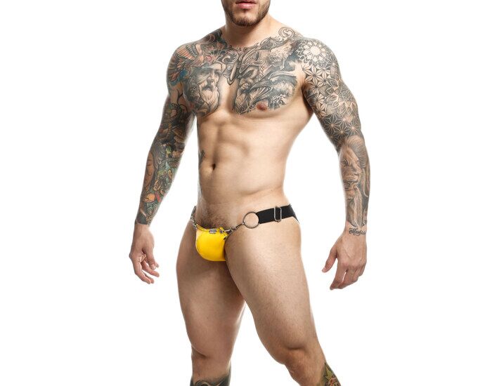 Dngeon Snap Jockstrap Jaune - Sex Shop en Ligne