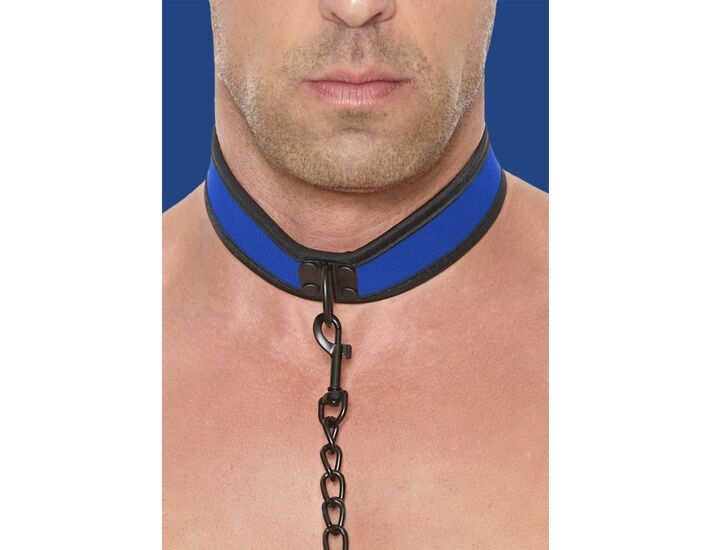 Collier en néoprène "Chiot Bleu