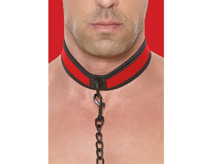 Collier en néoprène rouge "HotPaw