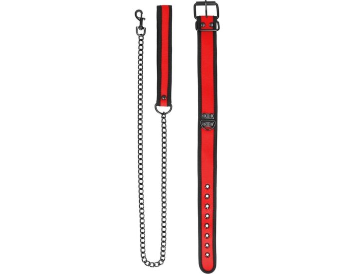 Collier en néoprène rouge "HotPaw