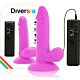 Dildo Vibrant Diversia 17 cm avec Ventouse