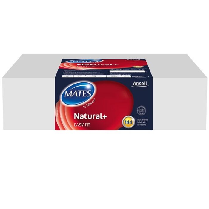 Préservatif Mates Natural+ 144 Pack Clinic Préservatif Mates Natural+ 144 Pack Clinic
