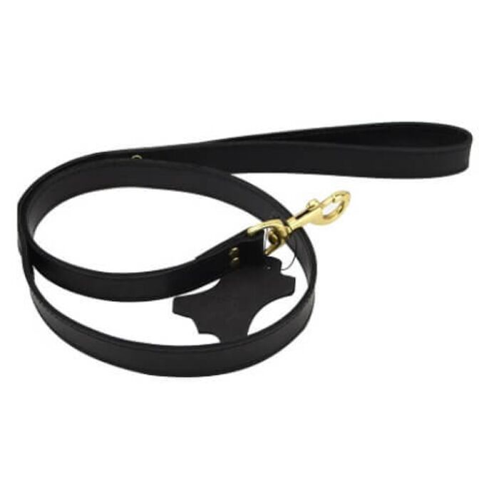 Laisse Bound Nubuck Leather 108 cm avec crochet de sécurité Laisse Bound Nubuck Leather 108 cm avec crochet de sécurité