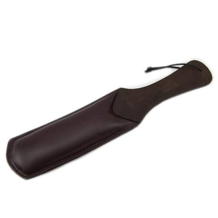 Whip Bound Nubuck Leather Padded Paddle avec double texture Whip Bound Nubuck Leather Padded Paddle avec double texture