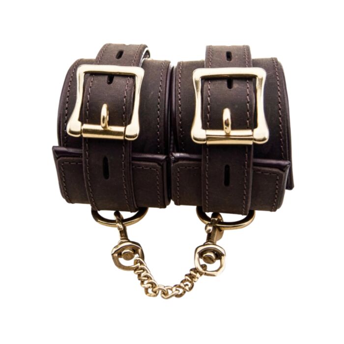 Menottes Bound en nubuck avec chaîne détachable Menottes Bound en nubuck avec chaîne détachable