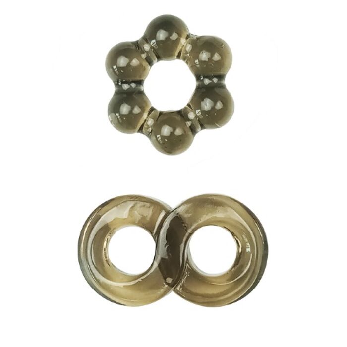 Anneaux de pénis JoyRings Stamina Set de 2 Anneaux de pénis JoyRings Stamina Set de 2