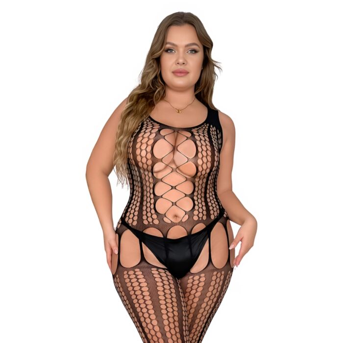Bodystocking Lace Taille Plus Design Dentelle Bodystocking Lace Taille Plus Design Dentelle