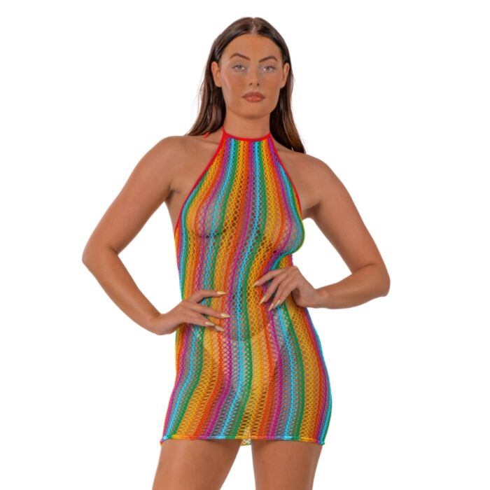 Robe Sexy Lace LJ Rainbow | Design à dos nu Robe Sexy Lace LJ Rainbow | Design à dos nu