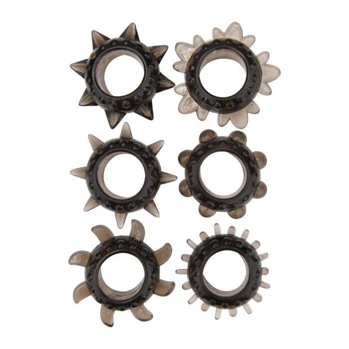 Set d'Anneaux Loving Joy Texturés pour Pénis Set d'Anneaux Loving Joy Texturés pour Pénis