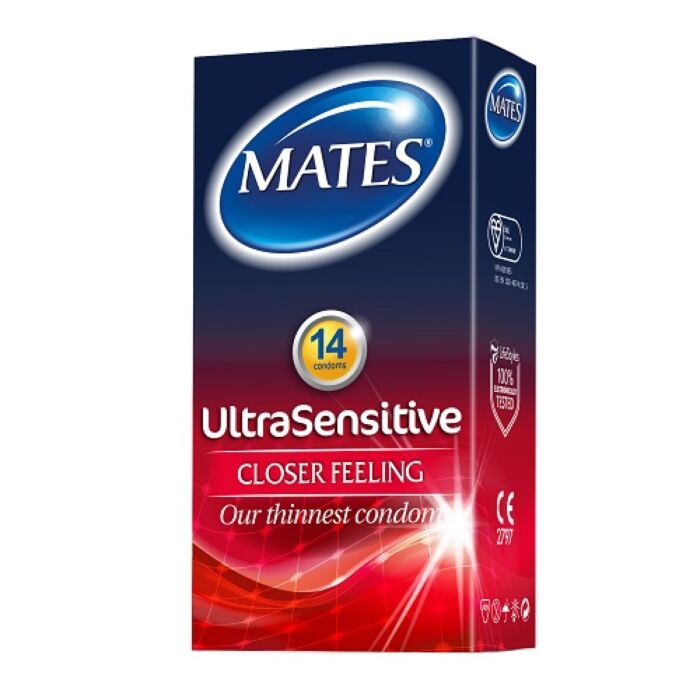Préservatif Mates Ultra Sensitive 14 Pack Préservatif Mates Ultra Sensitive 14 Pack