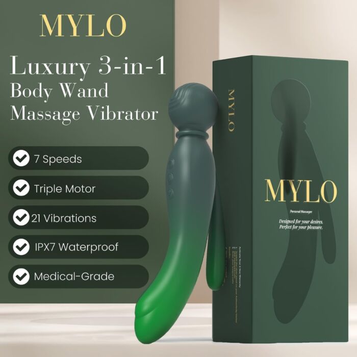Vibrateur MYLO 3-en-1 Massager Corps Vibrateur MYLO 3-en-1 Massager Corps