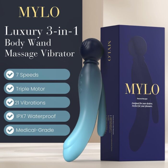 Vibrateur MYLO 3-en-1 Massage Corps Vibrateur MYLO 3-en-1 Massage Corps