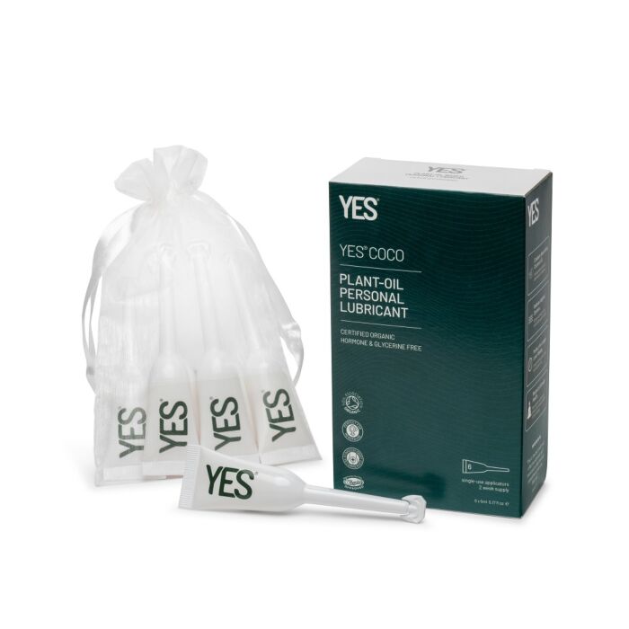 Lubrifiant YES Coco Huile de Coco 6x5ml Applicateurs Lubrifiant YES Coco Huile de Coco 6x5ml Applicateurs
