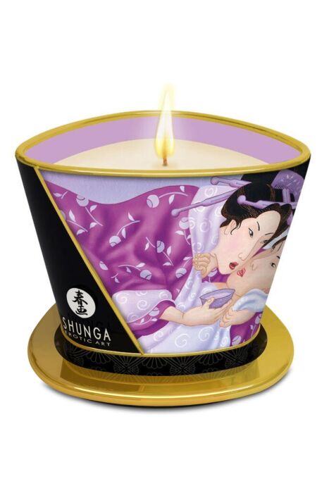 Bougie de massage Shunga 170ml - Sensation lavande Bougie de massage Shunga 170ml - Sensation lavande