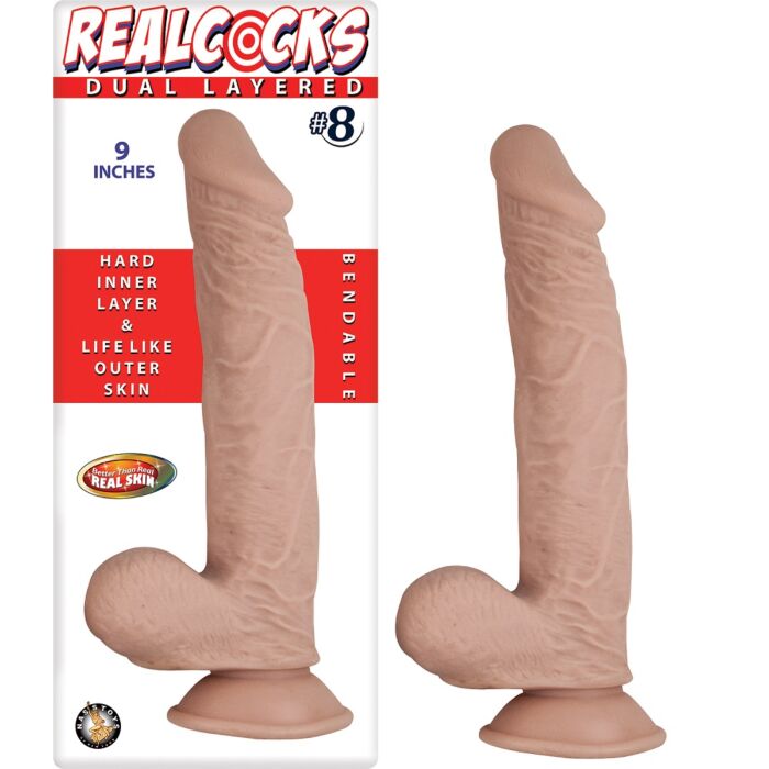 Dildo Nasstoys 9 Inch Flexible avec Ventouse Dildo Nasstoys 9 Inch Flexible avec Ventouse