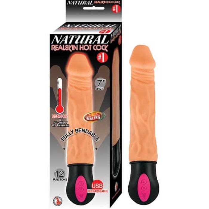 Dildo Réaliste Nasstoys 18 cm Fonction Chauffante Dildo Réaliste Nasstoys 18 cm Fonction Chauffante