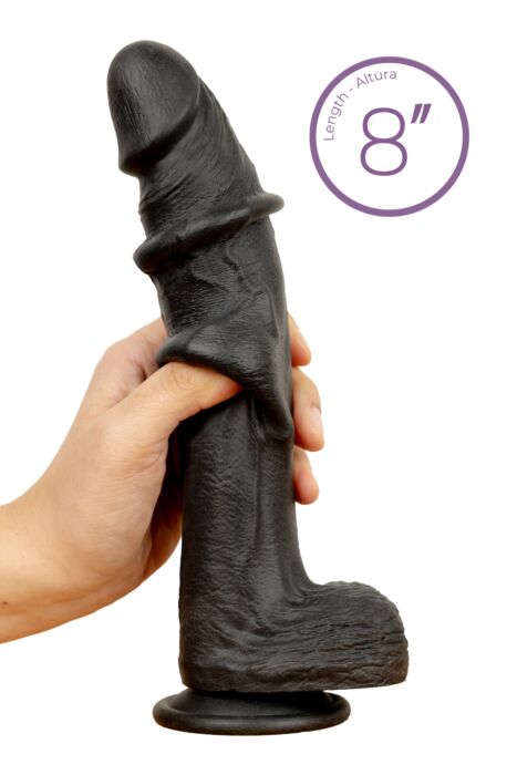 Dildo S Pleasures DAVID 8" à texture réaliste Dildo S Pleasures DAVID 8" à texture réaliste