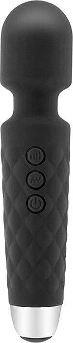 Masseur S Pleasures The Wand Black avec tête flexible