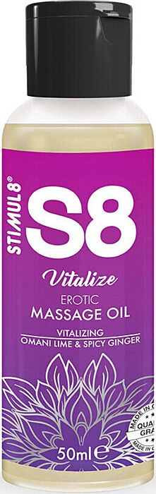 Huile de massage STIMUL8 S8 Vitalize 50 ml