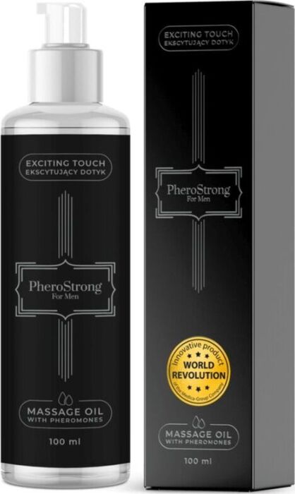 Huile de Massage Pherostrong 100ml | Éveillez les Sens