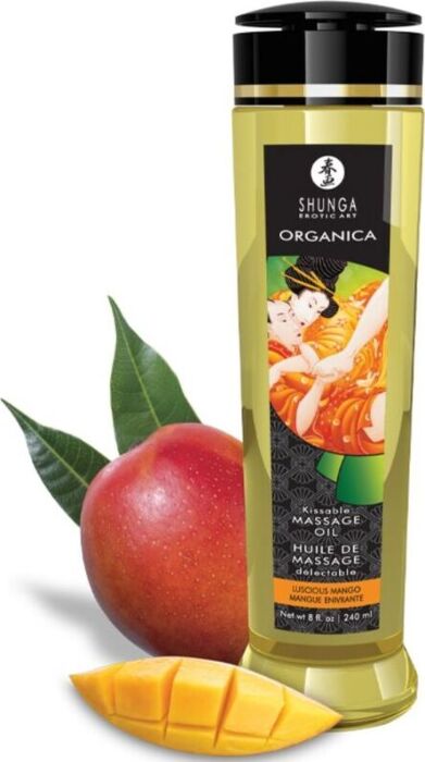 Huile de Massage Shunga Mango - Plaisir Organique