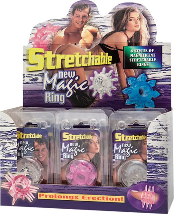 Anneau pénien MAGIC STRECH RING extensible et ajustable Anneau pénien MAGIC STRECH RING extensible et ajustable