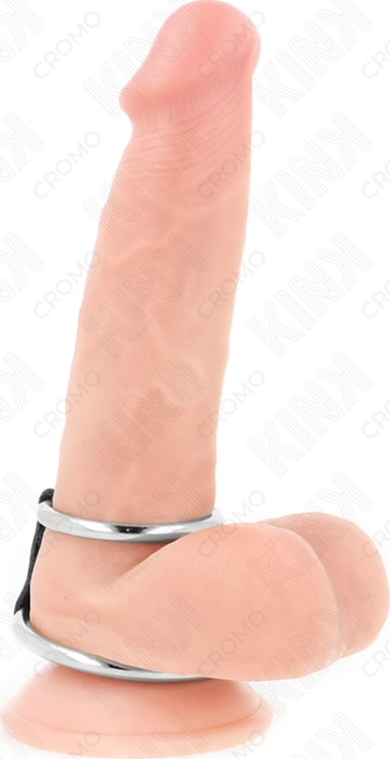 Anillo Pénis KINK RING POWER Double Métal Anillo Pénis KINK RING POWER Double Métal