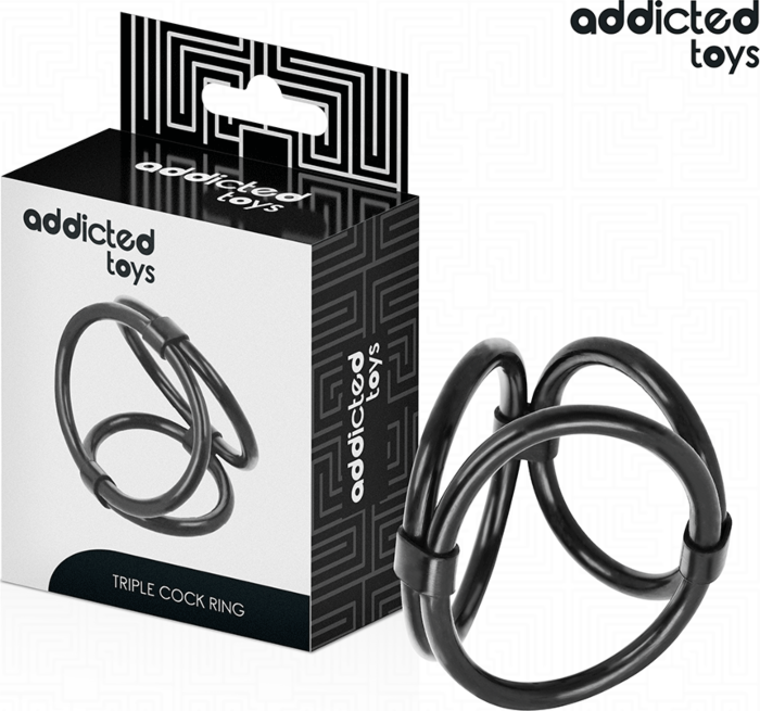 Anillo Pénien Addicted Toys Triple Confort Anillo Pénien Addicted Toys Triple Confort