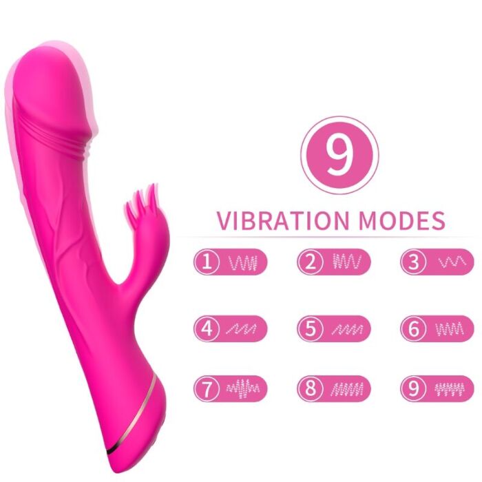 Vibrateur Rabbit ARMONY – Silicone Fuchsia et ergonomique Vibrateur Rabbit ARMONY – Silicone Fuchsia et ergonomique