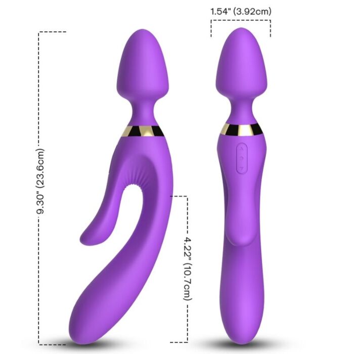 Vibrateur ARMONY MASSAGER RABBIT avec stimulation duo Vibrateur ARMONY MASSAGER RABBIT avec stimulation duo