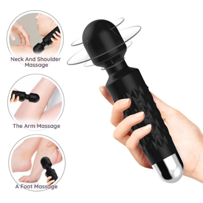 Vibrateur ARMONY Massagers Postman Flexible Noir Vibrateur ARMONY Massagers Postman Flexible Noir