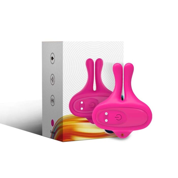 Pinces à tétons ARMONY Rabbit Shape avec vibrations puissantes Pinces à tétons ARMONY Rabbit Shape avec vibrations puissantes
