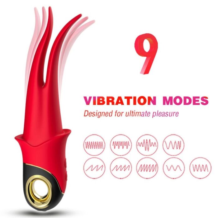 Vibrateur ARMONY SHADOW avec stimulation double Vibrateur ARMONY SHADOW avec stimulation double