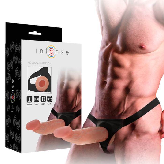 Harnais creux Intense 18x3,5 cm - Sex Shop