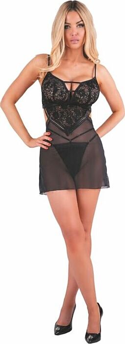 Babydoll Livco Corsetti Orana Oaza Élégance Noire