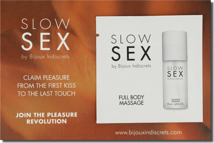 Bijoux - Slow Sex Full Body Massage Gel de Masaje 2 ml

