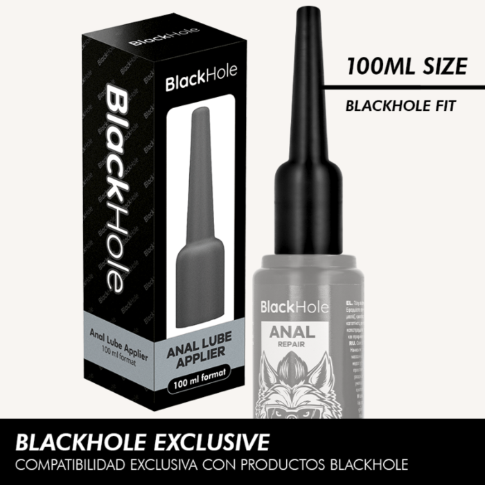 Applicateur Lubrifiant Anal BLACK HOLE L Taille 100 ML Applicateur Lubrifiant Anal BLACK HOLE L Taille 100 ML