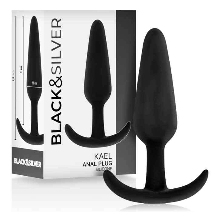 Plug Anal Black&Silver Kael | Introduction Progressive Plug Anal Black&Silver Kael | Introduction Progressive