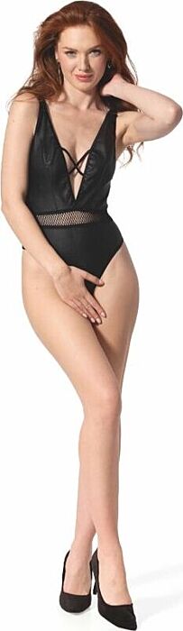Body Crotchless Passion Kristteen Noir L/XL Body Crotchless Passion Kristteen Noir L/XL
