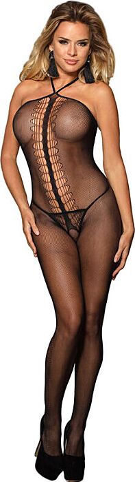 Bodystocking Subblime Noir Élégance Halter