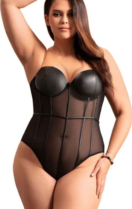 Body Lingerie Subblime Tirantes Métalique Noir Body Lingerie Subblime Tirantes Métalique Noir
