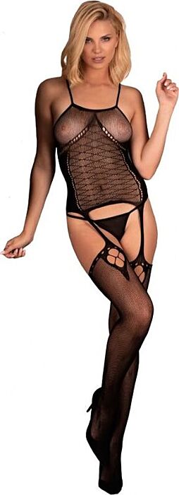 Bodystocking Noir Livco Corsetti Amrin Élégance Bodystocking Noir Livco Corsetti Amrin Élégance