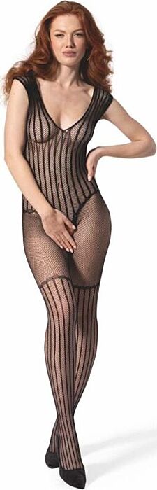 Bodystocking PASSION - BS 103 Noir - Sexy et Élégant