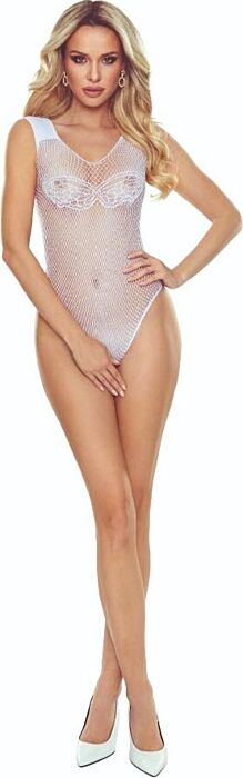 Bodystocking PASSION Mariposa Blanc