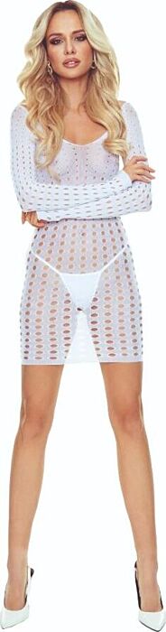 Bodystocking Blanc Passion BS110 Élégance Sensuelle